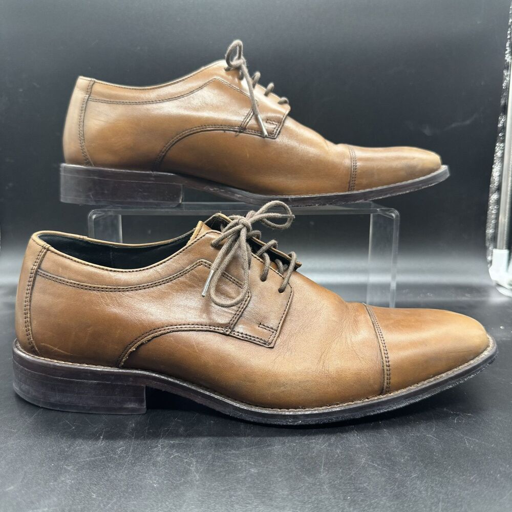 J. Murphy Johnston & Murphy Leather Mens Dress shoes Size 10.5M 59-11566 EUC - Picture 1 of 7